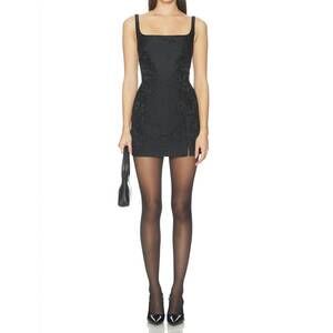 NEW AMANDA UPRICHARD rhonda romper in black